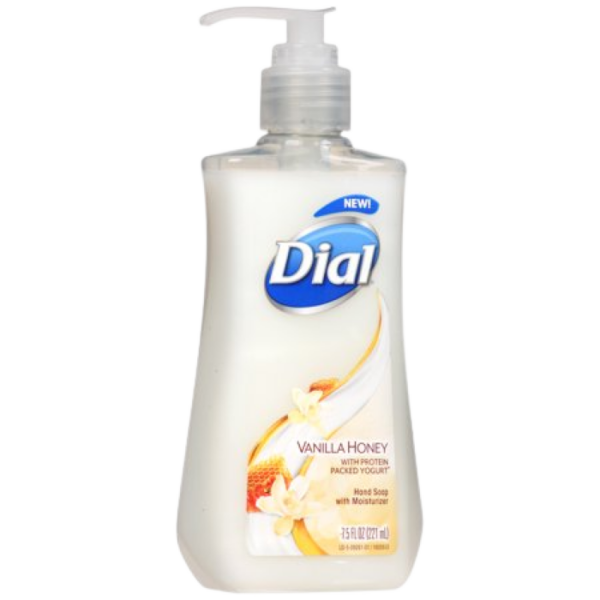 Dial Liquid Hand Soap, Protein Packed Yogurt Vanilla Honey - 7.5 Oz