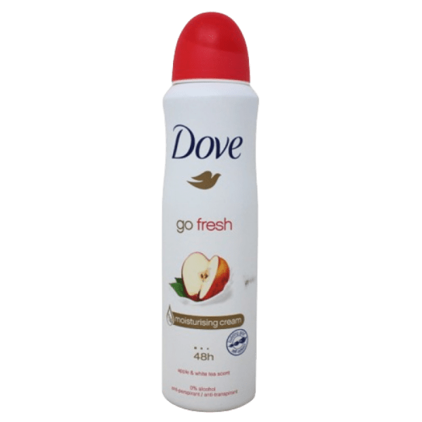 Health & Beauty  DOVE SPRAY 150ML GO FRESH APPLE & WHITE TEA