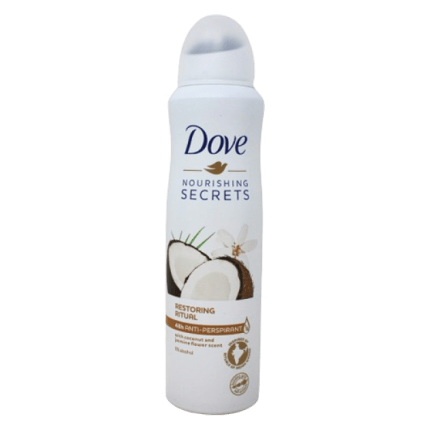 DOVE SPRAY 150ML NOURISHING SECRETS COCONUT & JASMINE
