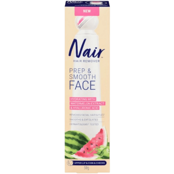 NAIR HAIR REMOVER FACE WATERMELON HYALURONIC 50G