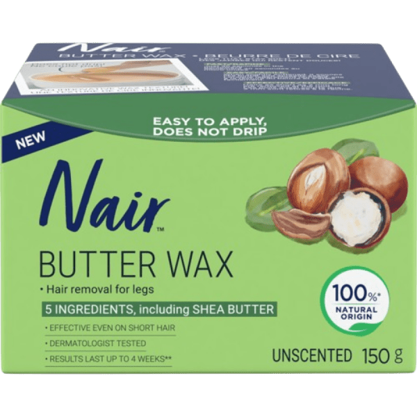 Health & Beauty  NAIR BUTTER WAX HAIR REMOVAL LEGS 150G