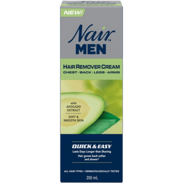 NAIR MEN CR HAIR REMOVER AVOCADO 200ML
