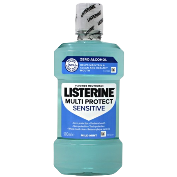 LISTERINE M/W 500mL SNESITIVE MILD MINT