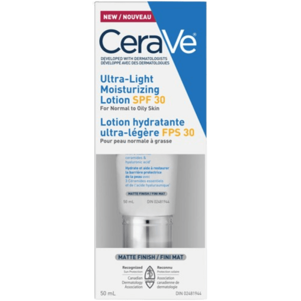 CeraVe Ultra-Light Moisturizing Lotion SPF 30, 50 mL