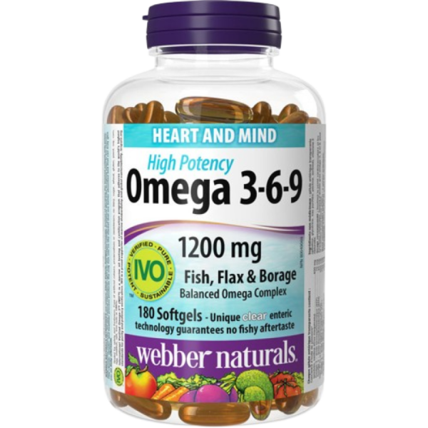 OMEGA 3-6-9 XST CLRENT SOFTGEL 180 WEBBER