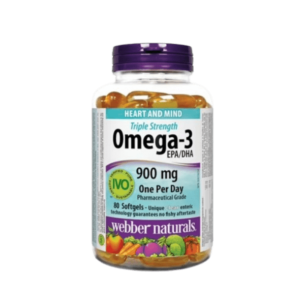 OMEGA 3 TRIPLE STRENGTH CLRENT SOFTGEL 80 WEBBER