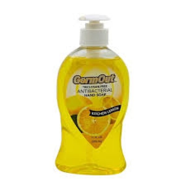 GermOut Hand Soap - ANTIBACTERIAL - KITCHEN LEMON 11 oz 325 mL