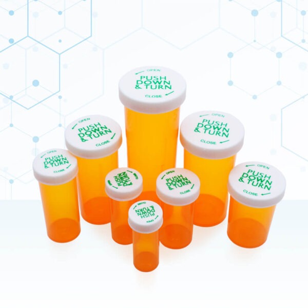Push & Turn Child Resistant Vials